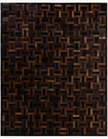 8' 2 x 10' Cowhide - Patchwork Rug