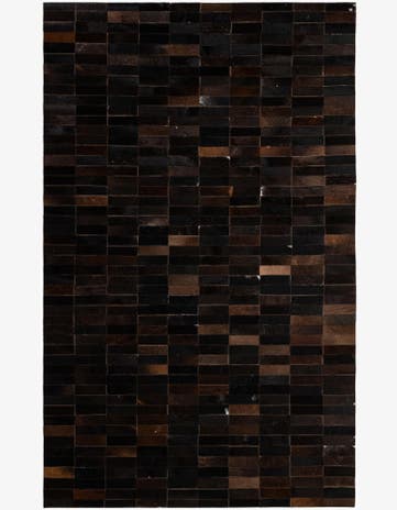 4' 11 x 8' Cowhide - Patchwork Rug