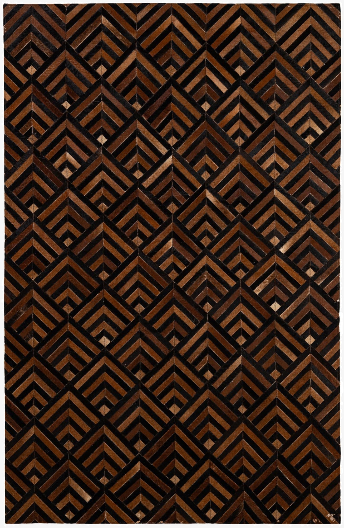 5' 1 x 7' 11 Cowhide - Patchwork Rug