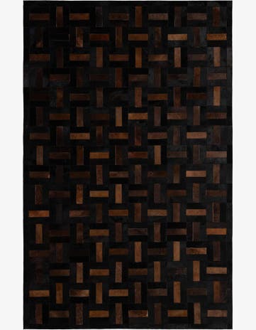 5' 3 x 8' 2 Cowhide - Patchwork Rug