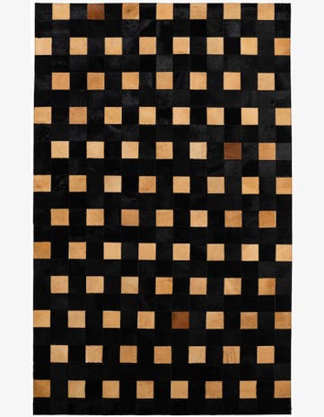 5' 1 x 7' 11 Cowhide - Patchwork Rug