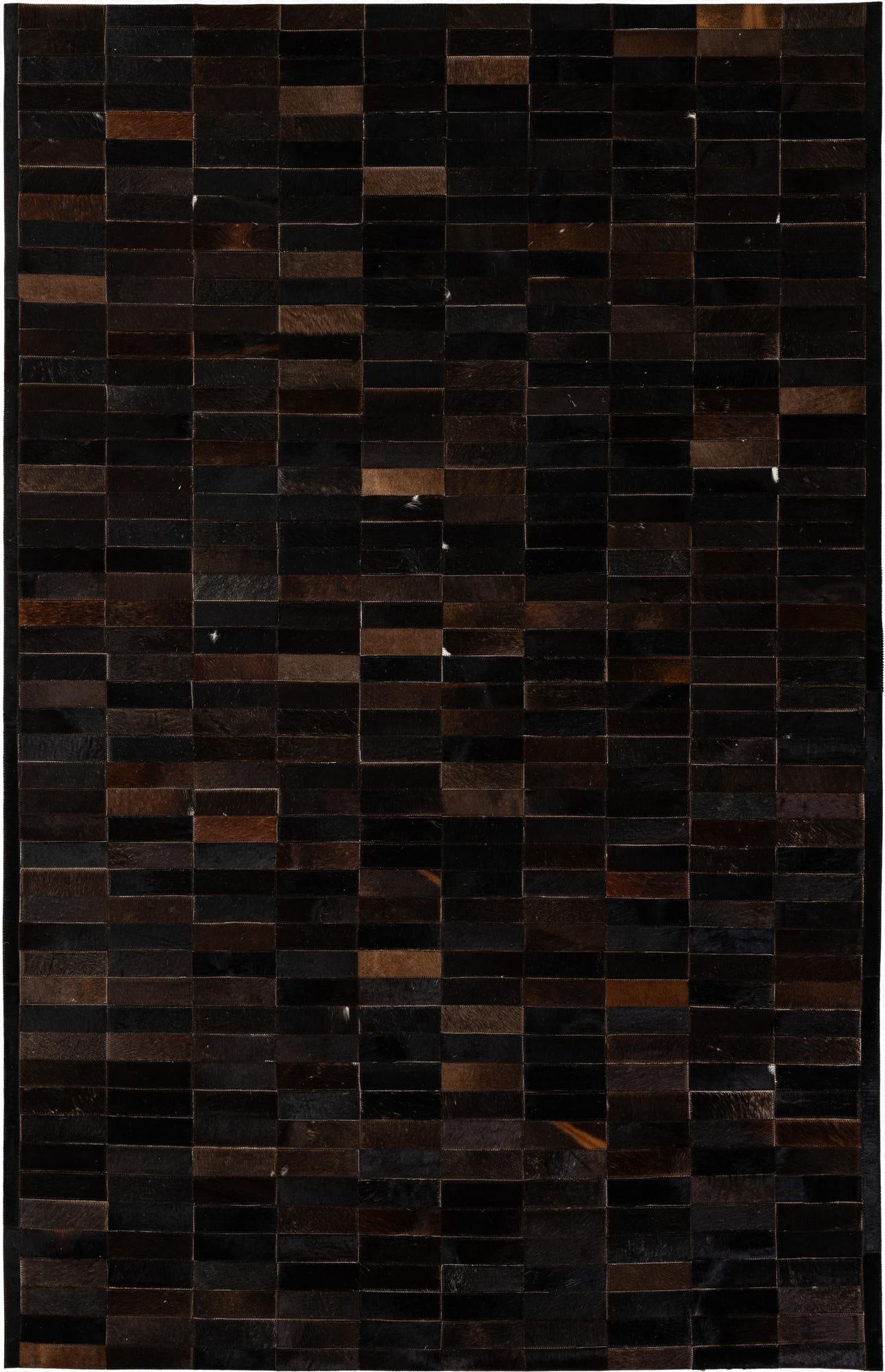 5' 2 x 8' Cowhide - Patchwork Rug