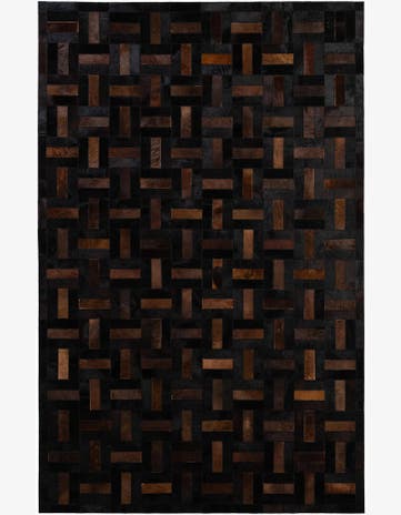 5' 3 x 8' 2 Cowhide - Patchwork Rug
