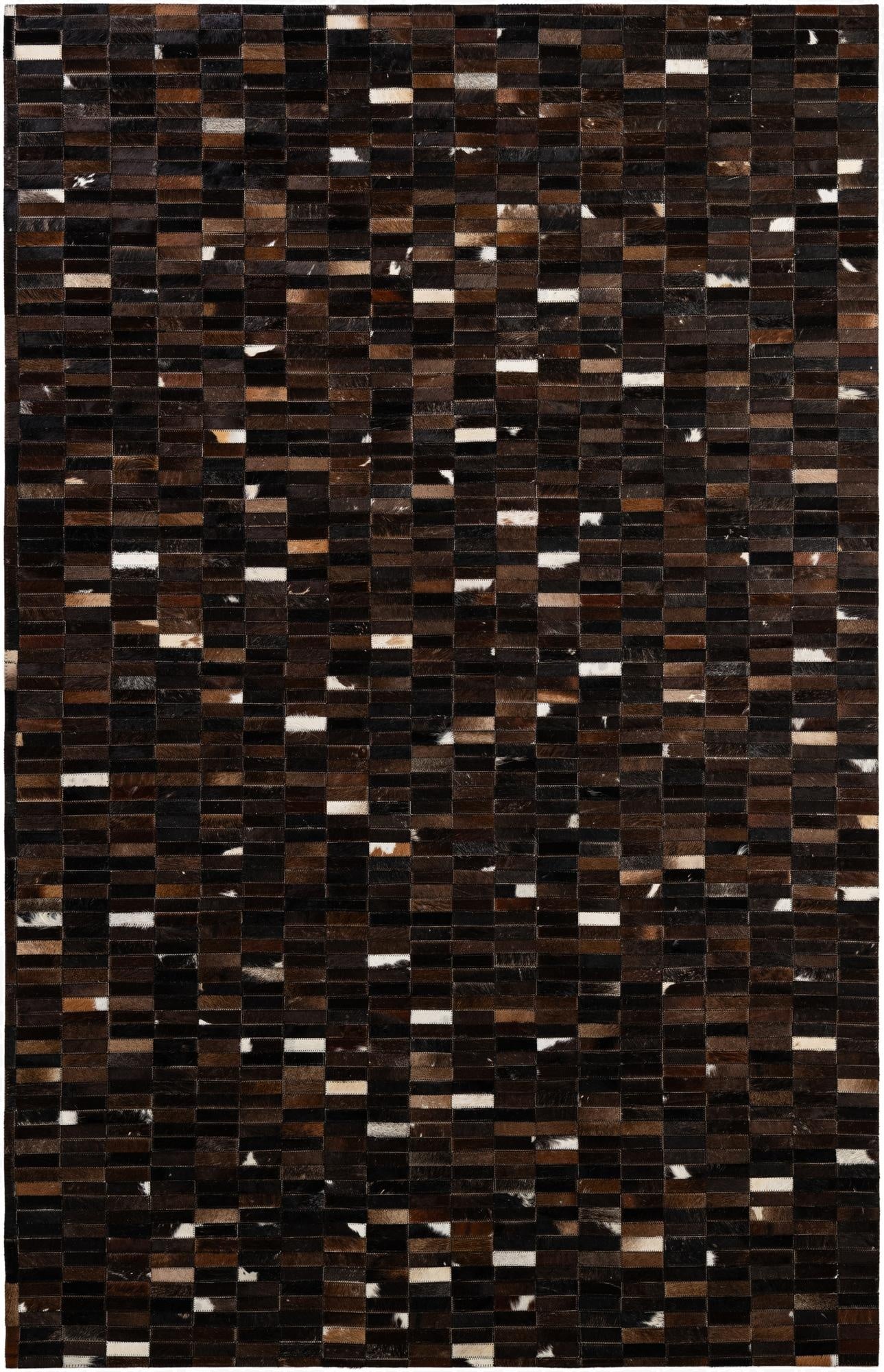 5' 2 x 7' 11 Cowhide - Patchwork Rug
