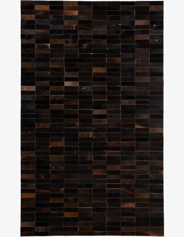 4' 11 x 8' 1 Cowhide - Patchwork Rug