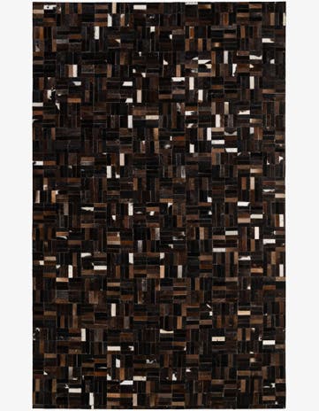 5' x 7' 11 Cowhide - Patchwork Rug