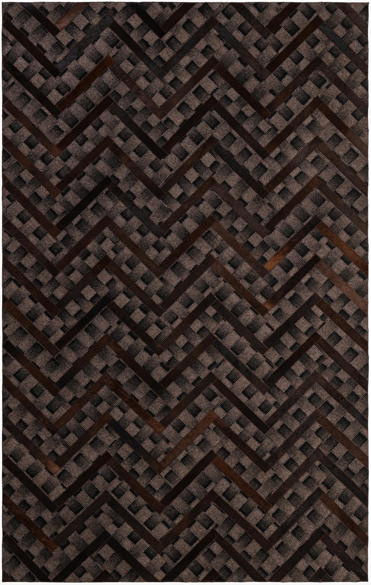 5' x 7' Cowhide - Patchwork Rug