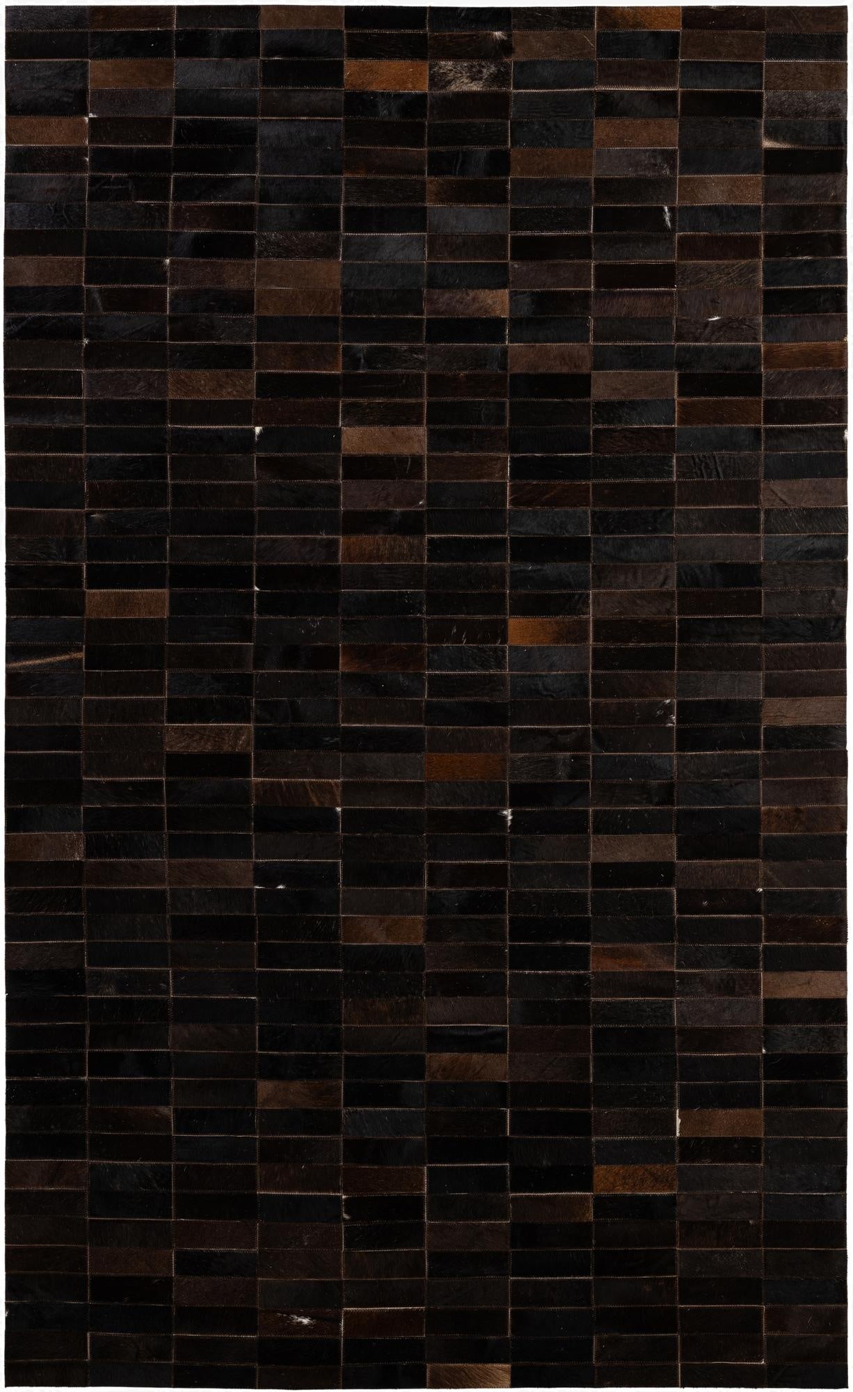 5' x 8' 1 Cowhide - Patchwork Rug