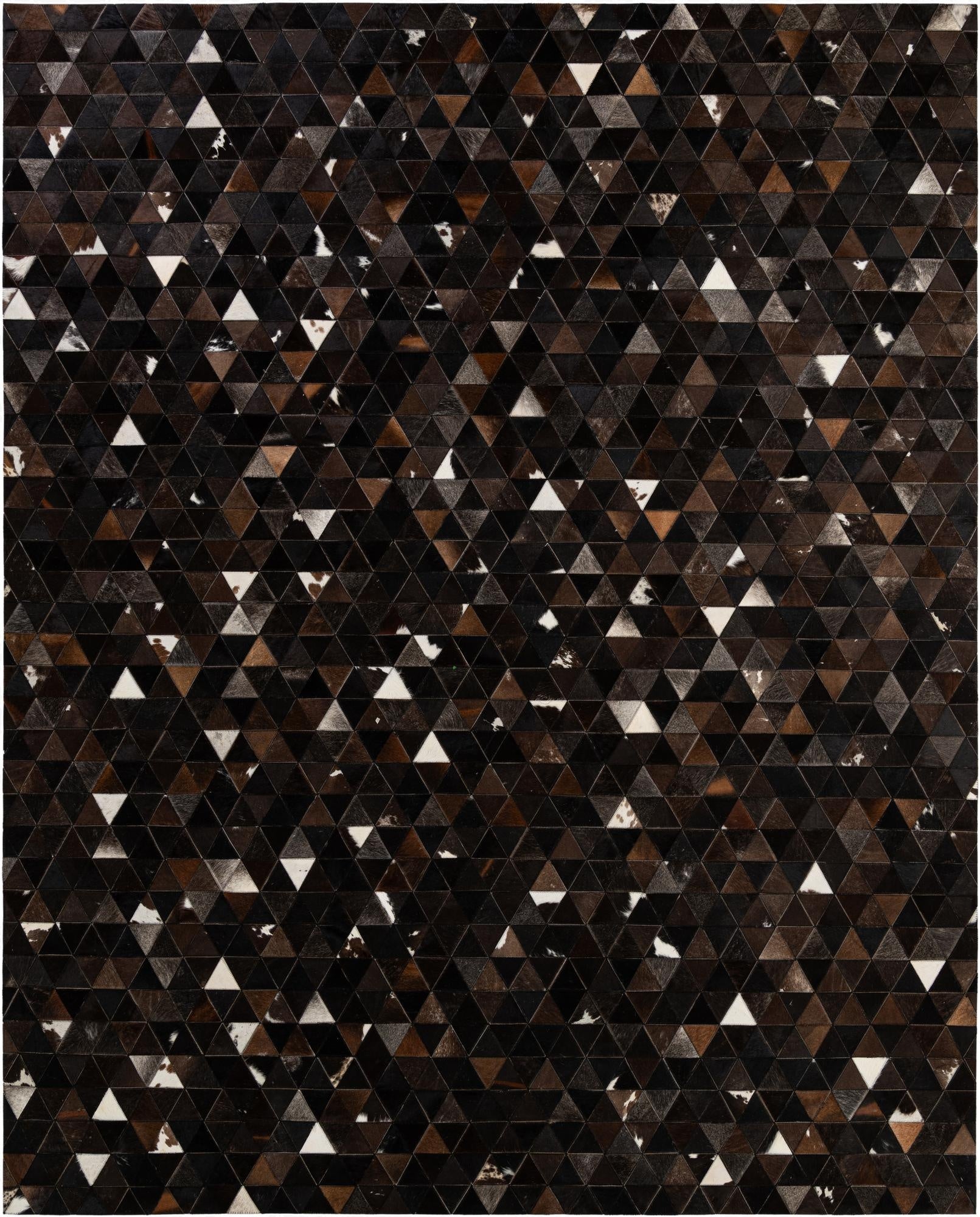8' x 9' 9 Cowhide - Patchwork Rug
