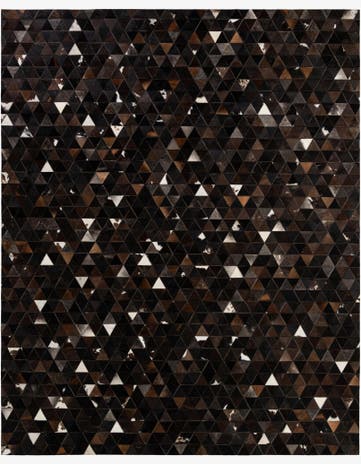 8' x 9' 9 Cowhide - Patchwork Rug