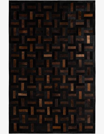 5' 2 x 8' Cowhide - Patchwork Rug