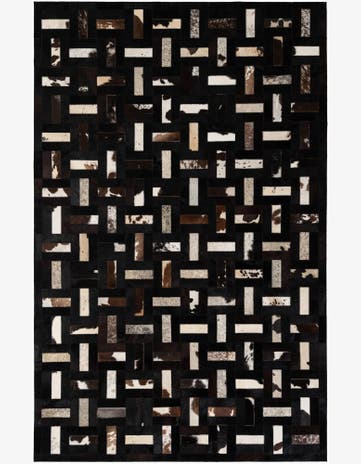 5' 3 x 8' 1 Cowhide - Patchwork Rug