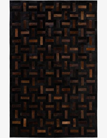 5' 3 x 8' 2 Cowhide - Patchwork Rug