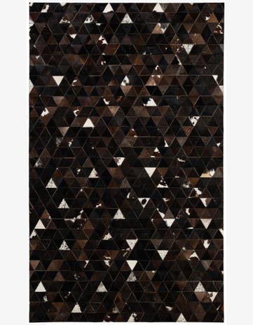 4' 11 x 7' 11 Cowhide - Patchwork Rug