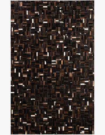 5' 1 x 8' Cowhide - Patchwork Rug