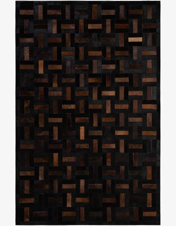 5' 1 x 8' 3 Cowhide - Patchwork Rug
