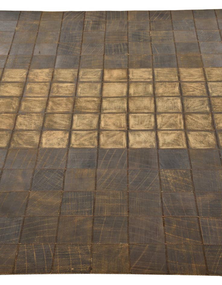 Detail image of 5' x 8' 4 Cowhide Leather Rug