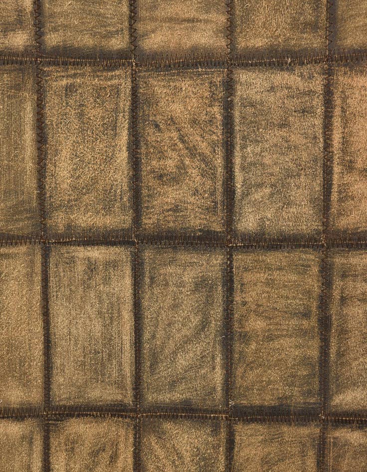 Detail image of 5' x 8' 4 Cowhide Leather Rug