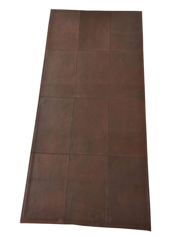 Detail image of 2' x 3' Cowhide Leather Rug