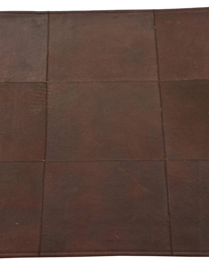 Detail image of 2' x 3' Cowhide Leather Rug