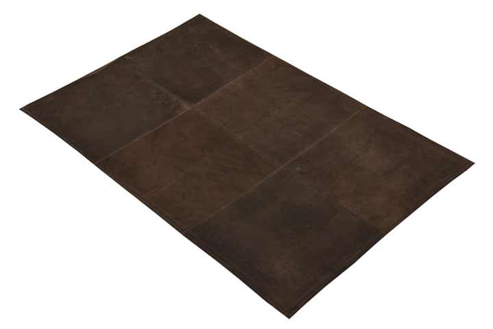 2' x 3' Cowhide Leather Rug