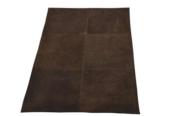 2' x 3' Cowhide Leather Rug