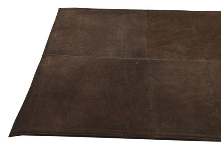 2' x 3' Cowhide Leather Rug
