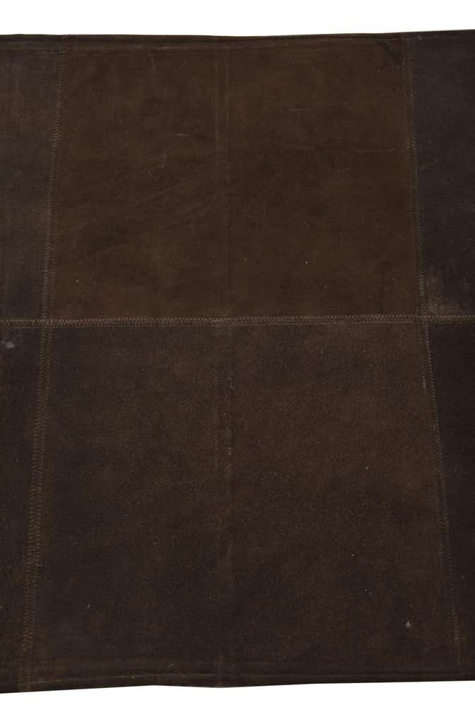 2' x 3' Cowhide Leather Rug