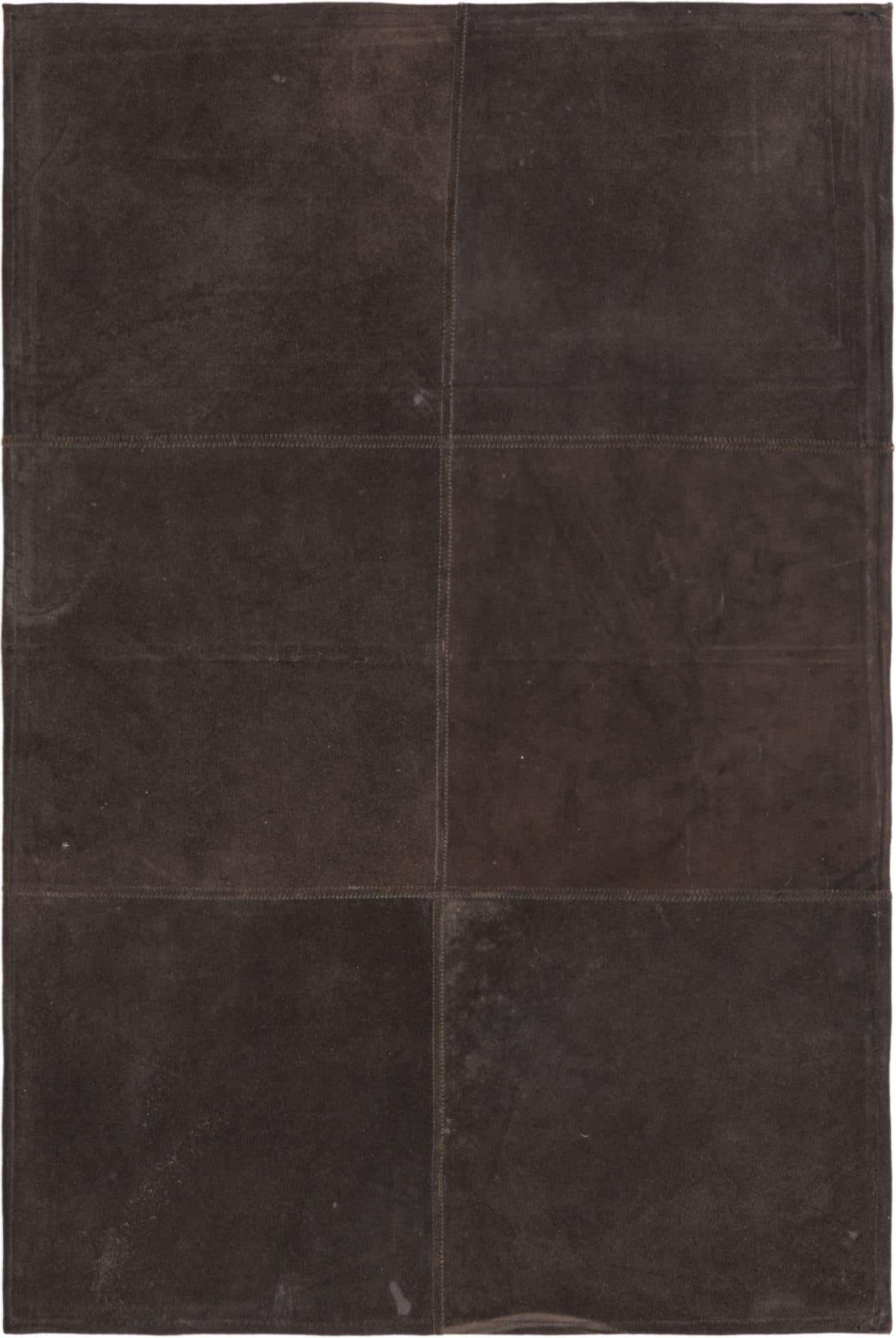 2' x 3' Cowhide Leather Rug