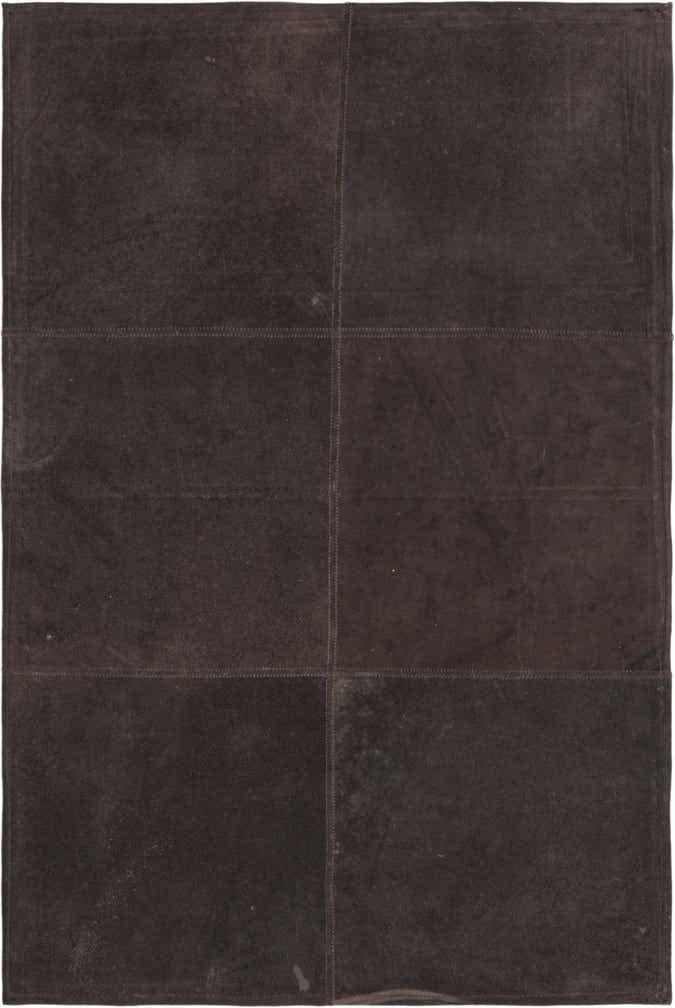 2' x 3' Cowhide Leather Rug