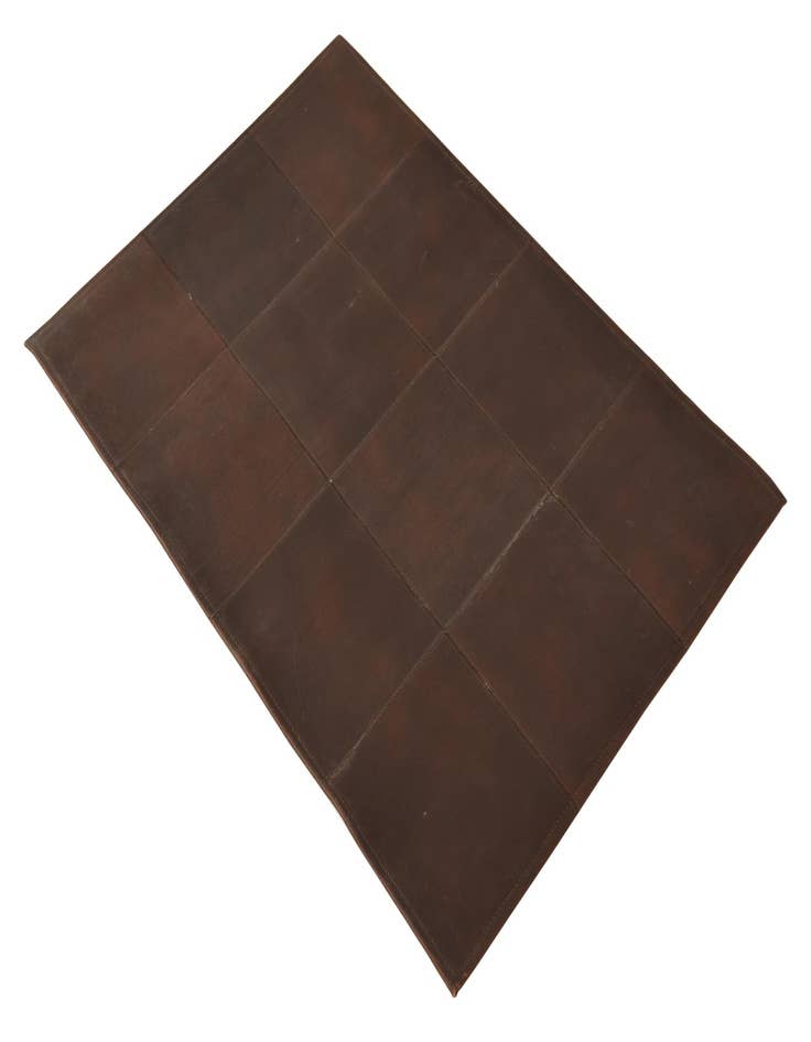 Detail image of 2' 1 x 3' 1 Cowhide Leather Rug