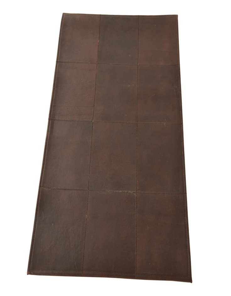 Detail image of 2' 1 x 3' 1 Cowhide Leather Rug