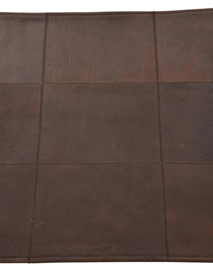 Detail image of 2' 1 x 3' 1 Cowhide Leather Rug