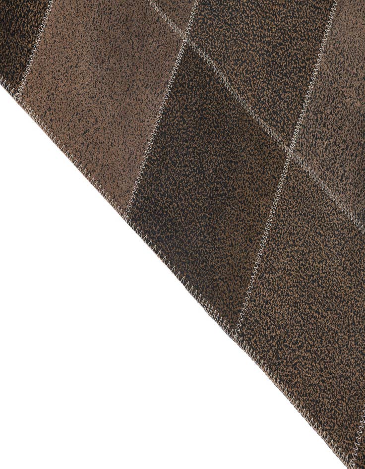 Detail image of 4' 10 x 7' 10 Cowhide Leather Rug