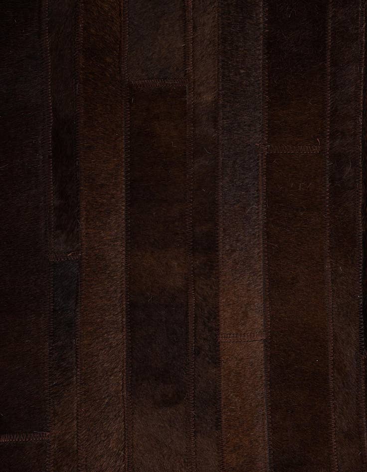 Detail image of 5' 4 x 7' 10 Cowhide Leather Rug