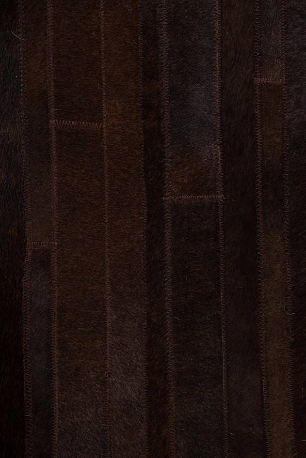 Detail image of 5' 4 x 7' 10 Cowhide Leather Rug