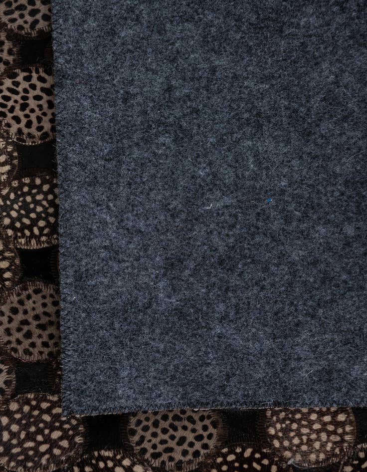 Detail image of 5' 1 x 7' 10 Cowhide Leather Rug