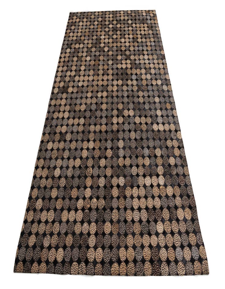 Detail image of 5' 1 x 8' 1 Cowhide Leather Rug