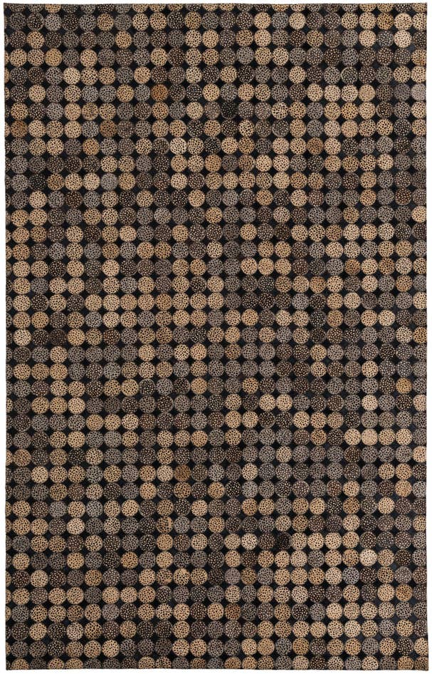 Detail image of 5' 1 x 8' 1 Cowhide Leather Rug