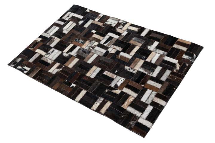 2' x 3' Cowhide Leather Rug