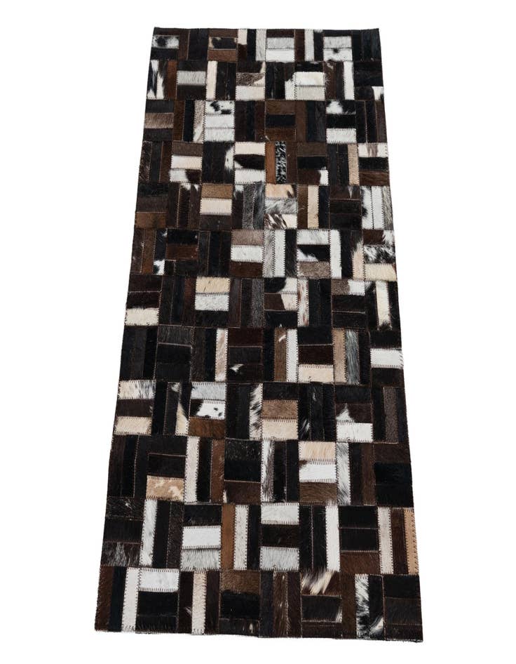 Detail image of 2' x 3' Cowhide Leather Rug