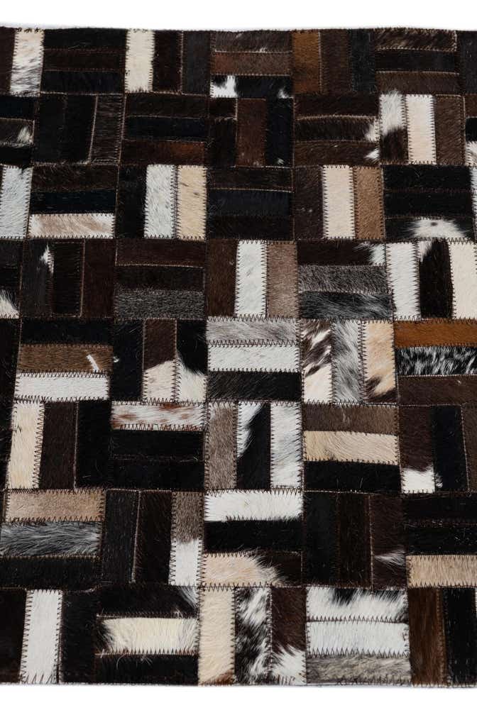 2' x 3' Cowhide Leather Rug