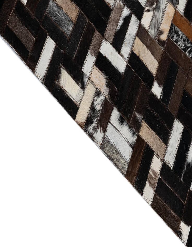 Detail image of 2' x 3' Cowhide Leather Rug