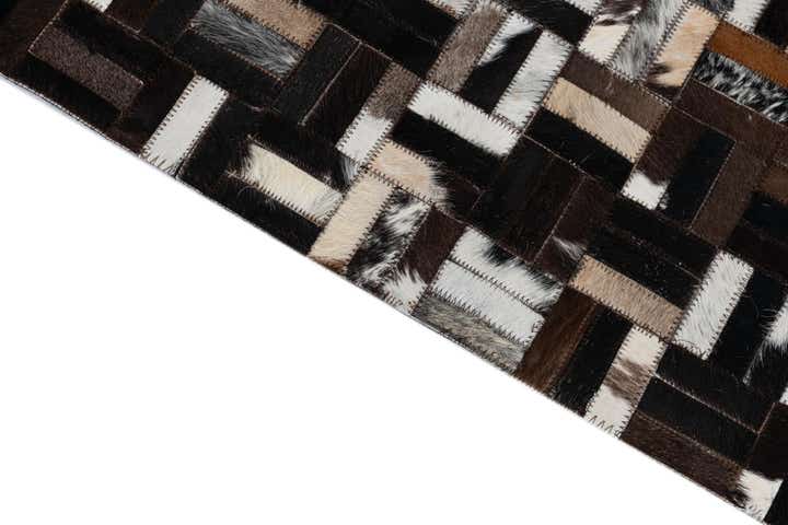 2' x 3' Cowhide Leather Rug