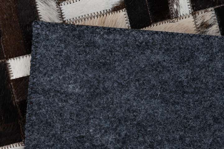 2' x 3' Cowhide Leather Rug
