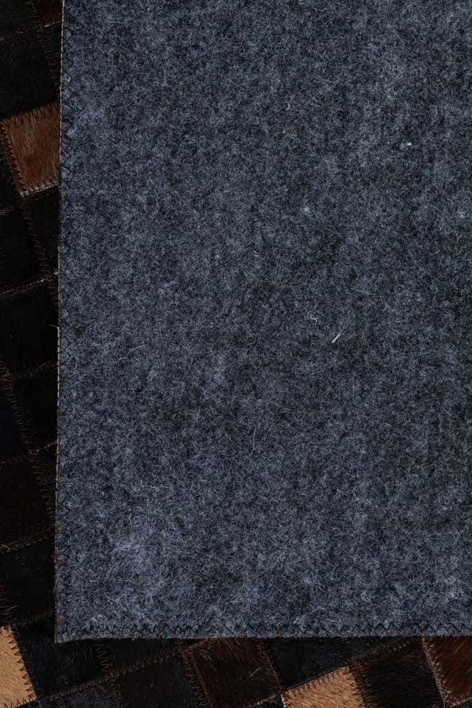 5' 1 x 8' Cowhide Leather Rug