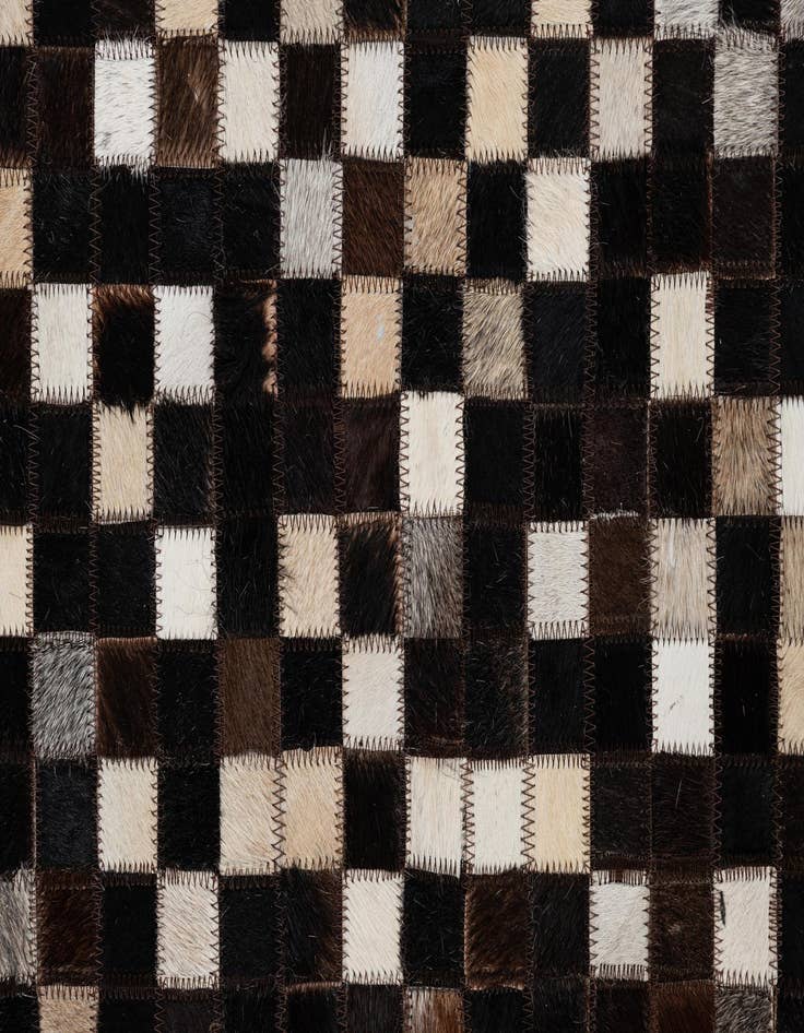 Detail image of 5' x 8' Cowhide Leather Rug