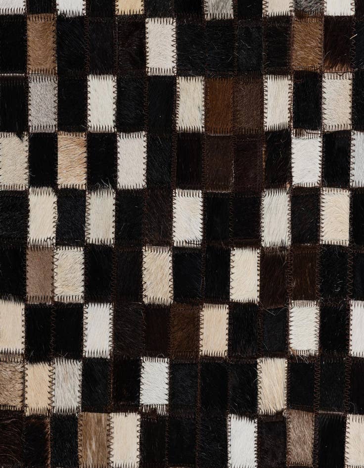 Detail image of 5' x 8' Cowhide Leather Rug