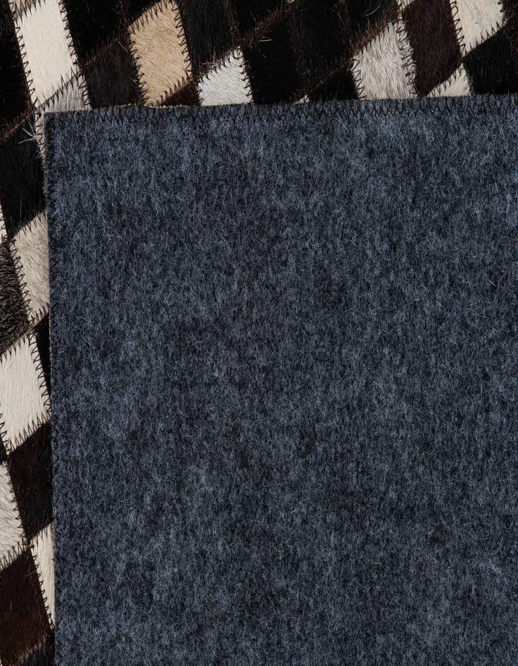 Detail image of 5' x 8' Cowhide Leather Rug