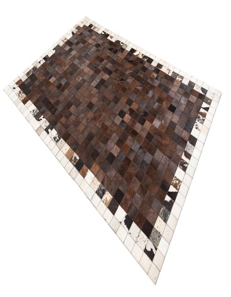 Detail image of 5' x 8' Cowhide Leather Rug